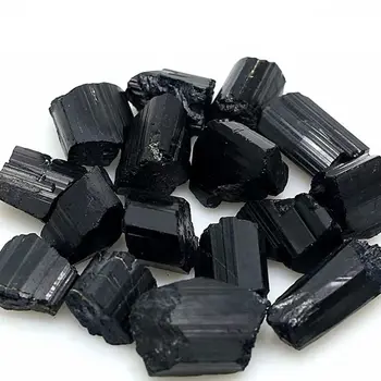 Wholesale Natural Black Tourmaline Tumbled Stones Crystals Speciment for sale