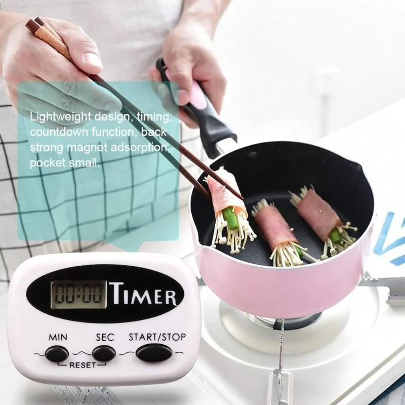 Küchentimer 2er-Set – Digital, Magnetisch, Mit Lautem Alarm & Speicherfunktion