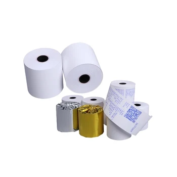 Widely Used Blank 80x80mm 80x70mm 57x40mm BPA Free thermal till rolls for POS Printing Paper