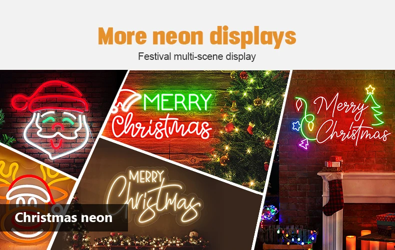 product custom usb powered neon light sign pvc 3d led signs with adjustable brightness for outdoor wedding party home decor model logo-5