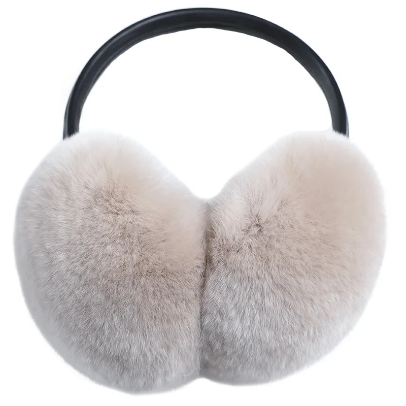 Winter Warm Rex Rabbit Fur Earmuffs in Various Colors| Alibaba.com