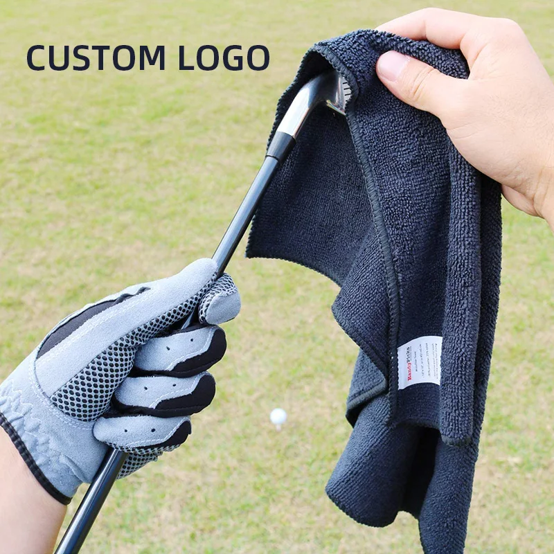 Promotional Plain Waffle Golf Towel Super Strong Sports Fan Golf Bag