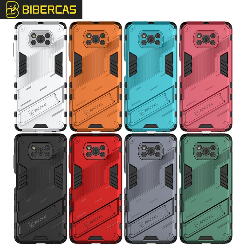 BIBERCAS for XiaoMi POCO X3 NFC Cool Oem Rugged Anti-Drop Shockproof Phone  Case - Main Image