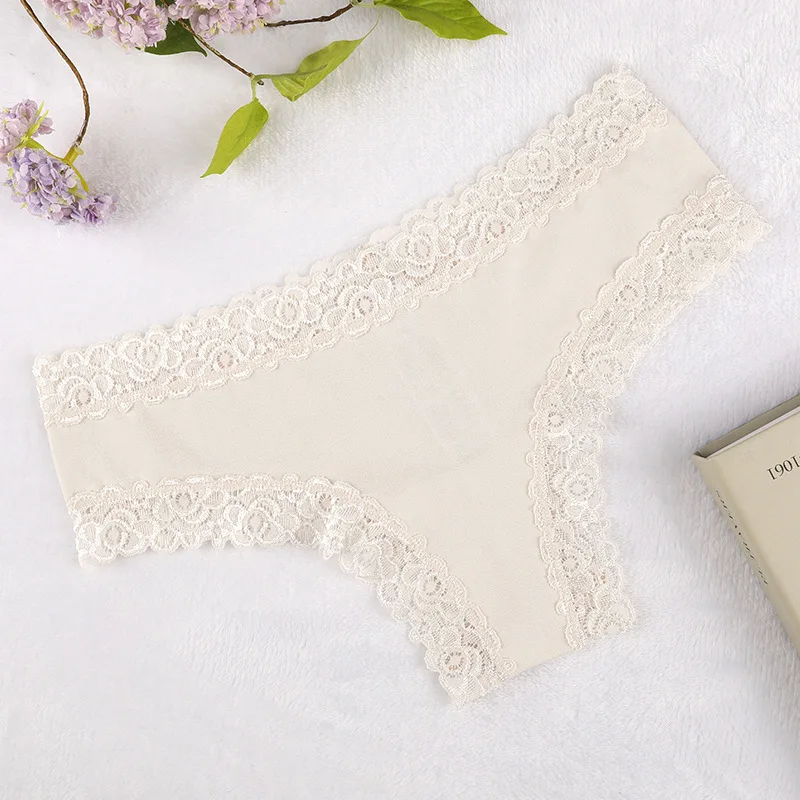 Intiflower Women Breathable Sexy Thongs Underwear Customized