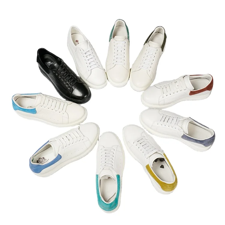 Оптовая продажа, мужские кожаные кроссовки, спортивная повседневная обувь