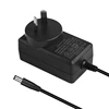 Black AU plug