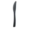 Black plastic knife-16pcs