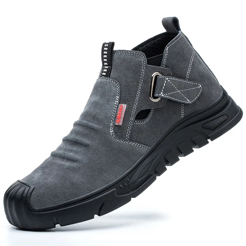 Factory Direct for Welder Durable Grey Welding Boots Safety Shoes