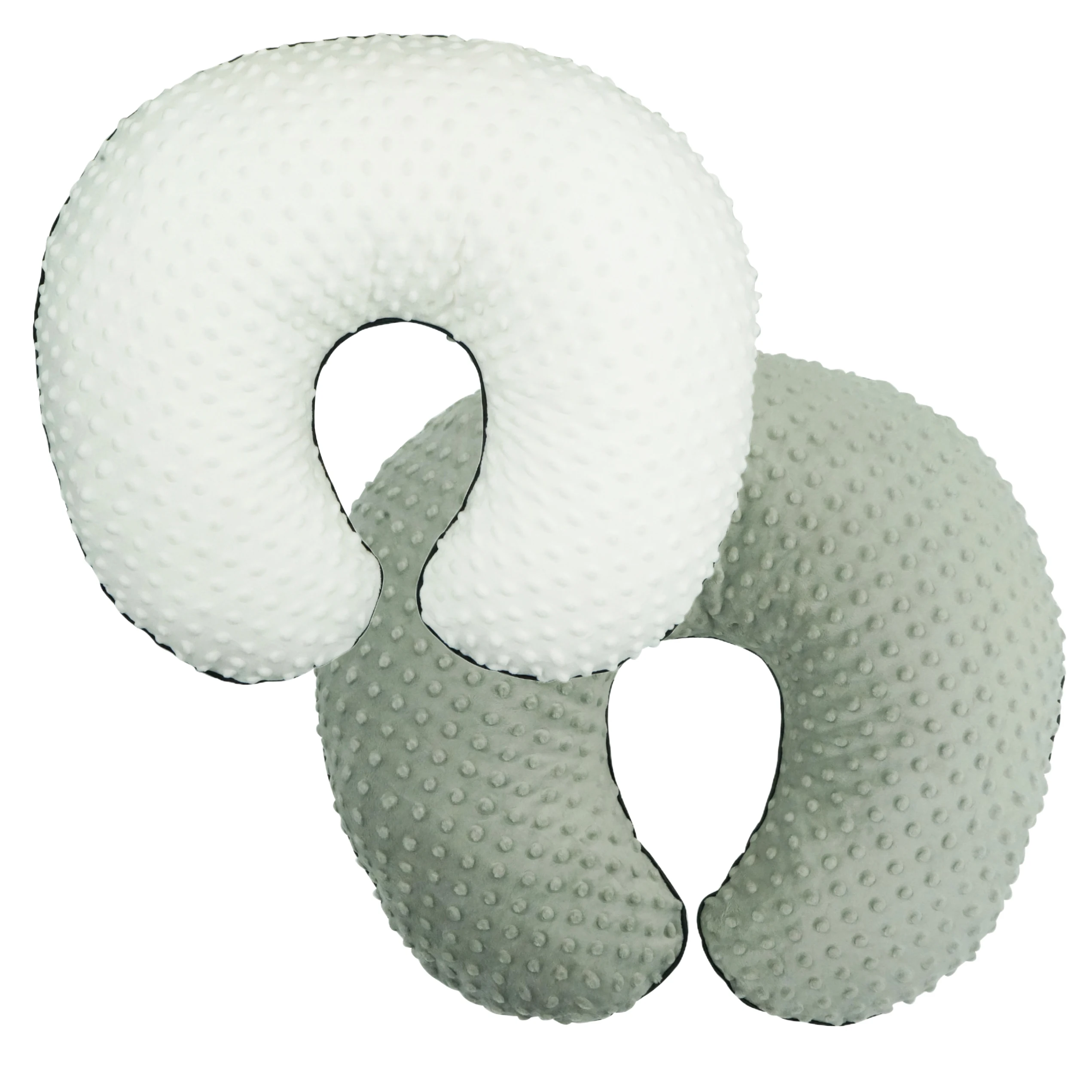 C Shape Sitting Support Breastfeeding Pillow Round Shaped Propping Baby Nursing Pillow Bottle Feeding Pillow With Washable Cover