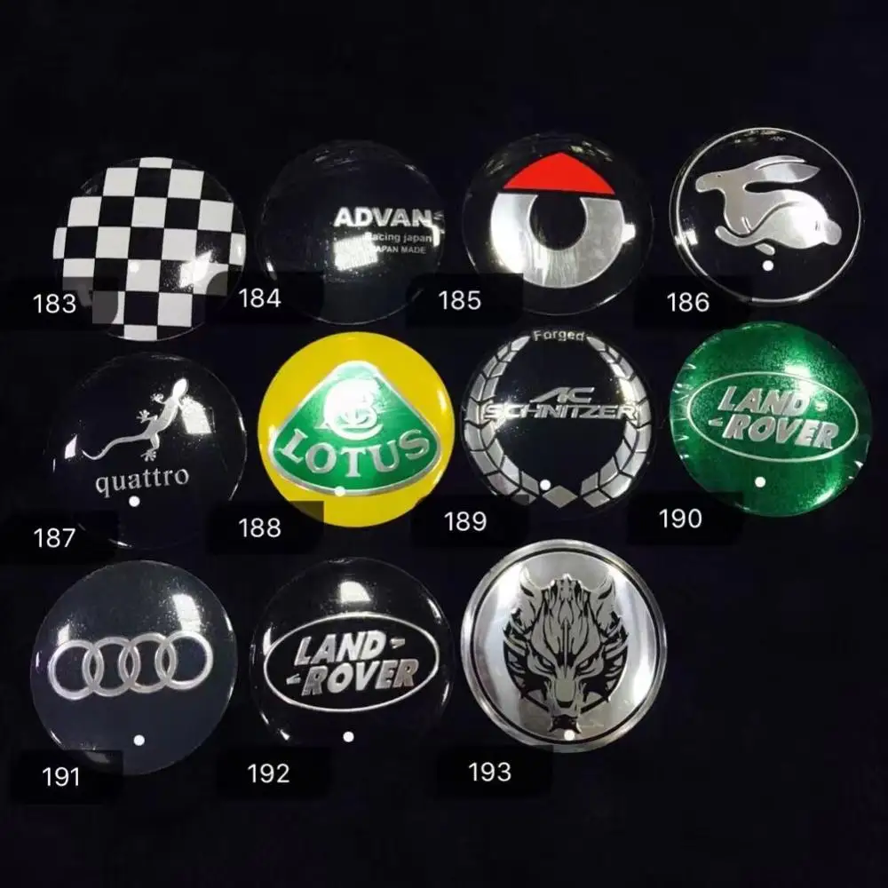 58 мм Крышка центральной крышки колеса автомобиля 3D переводная
