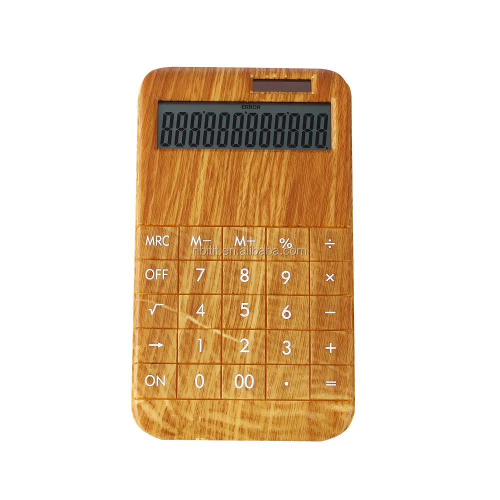 Good Quality Popular Double Power 12 Digits Desktop Calculator LCD Screen for Students