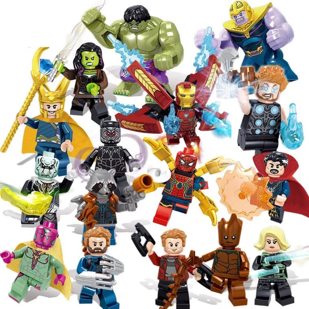 Cheap Mini Super Heroes Figures Building Blocks Set Marvele Avengerszz ...