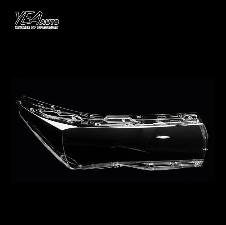 product yea auto car headlight cover lens glass for toyota corolla lens cover 2014 2015 pc lampshade clear shell-30