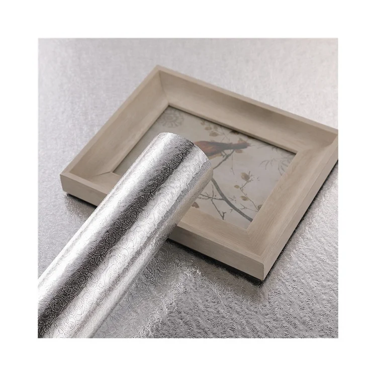 Waterproof Metallic Self Adhesive Aluminum PVC Decorative Films Vinyl Wallpaper for Wall Covering