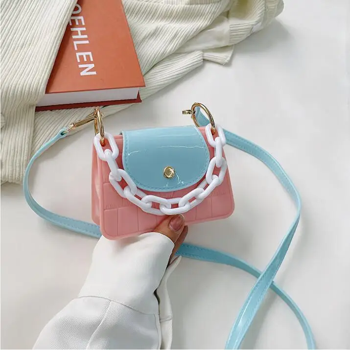 2021 Summer mini jelly bags women jelly pvc purse fashion designer handbags for women kids jelly purses