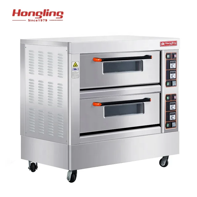 Commercial Bakery Machine 2 Deck 4 Tray Electric Bread Oven price