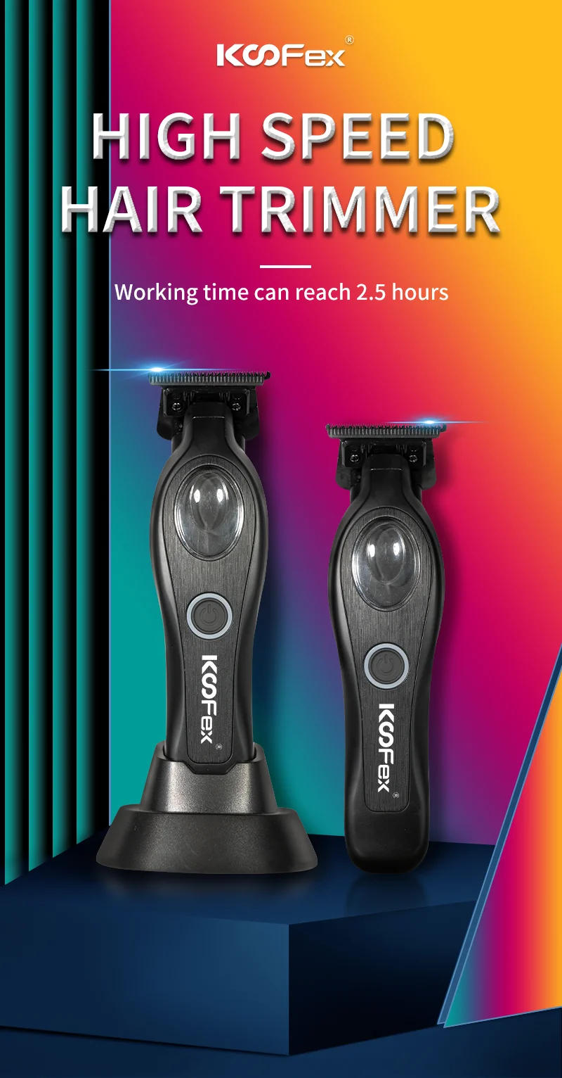 Koofex 7400rpm Large Battery Capacity Graphite Tblade Hair Trimmer With Charging Base Buy