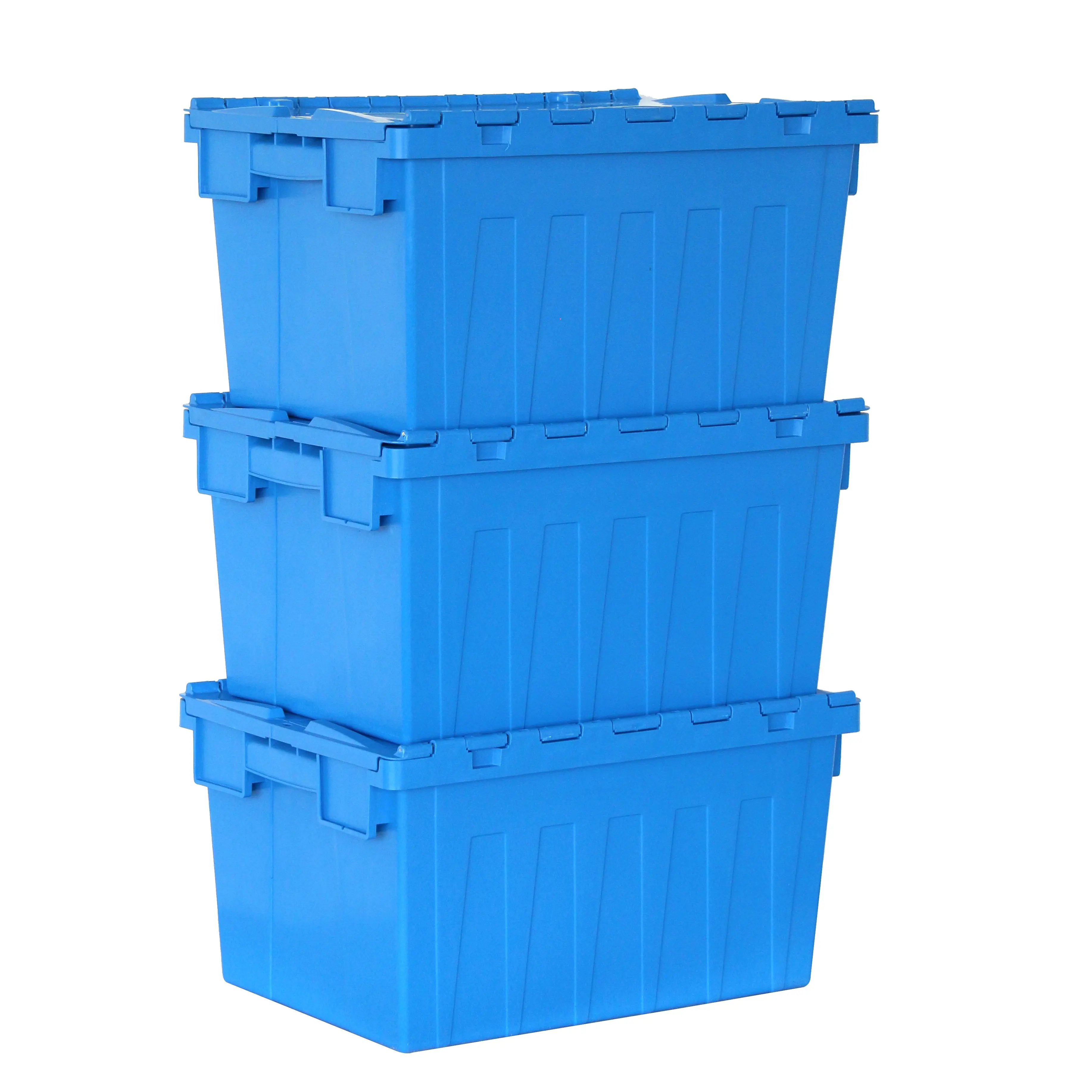 Stack and Nest PP Plastic Handling Crate Transportable Storage Box for Egg Tomato Seafood Feature Stackable and Nestable