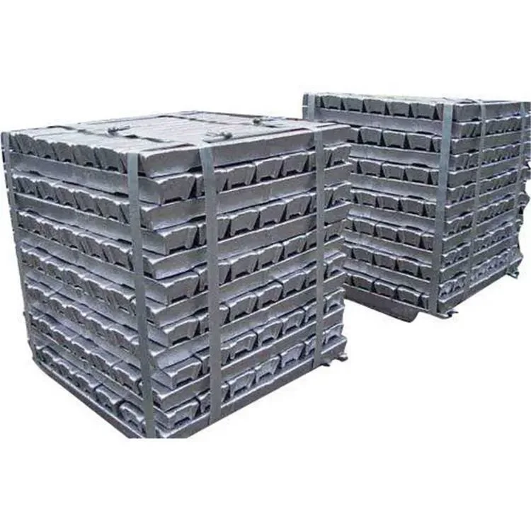 3# Environmentally Friendly 99.99% Zinc Alloy Zamak Ingot Casting Jewelry Raw Materials for Metal Jewelry Die-casting