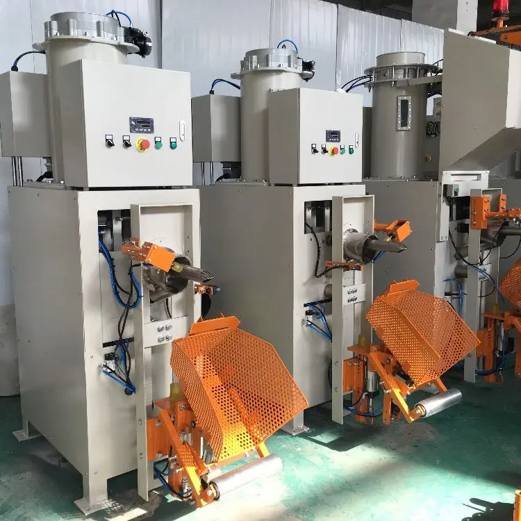 Semi Automatic Bag on Valve Filling Machinery 25kgs 30kgs Cement and Sand Valve Bag Filling Machine