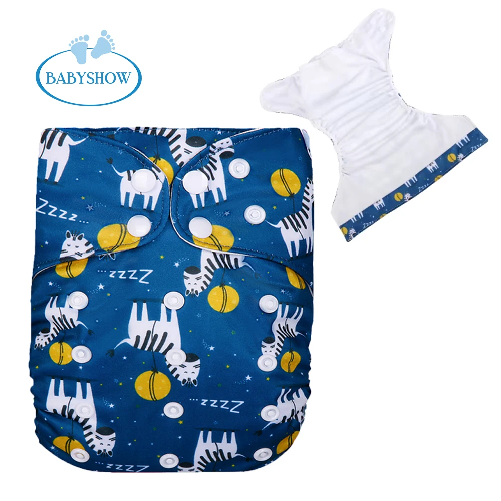 Babyshow Summer Thin Waterproof Microfiber Cloth Diaper Fashion