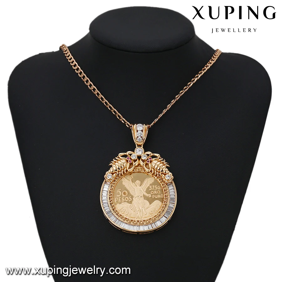 33072 Xuping经典时尚墨西哥鹰仙人掌胜利硬币吊坠| Alibaba.com