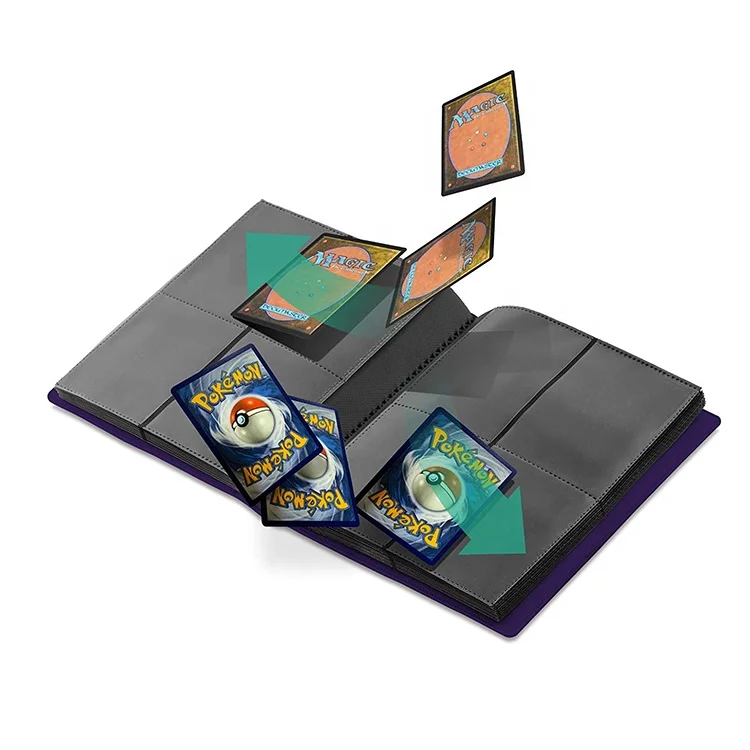 Yugioh PTCG Cards Binder 4 Pockets Binder for Trading Cards Album Folder - High Quality 4 Pocket Binder for PTCG Yugioh PTCG Cards Binder 4 Pockets Binder for Trading Cards Album Folder - High Quality 4 Pocket Binder for PTCG