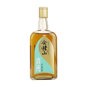 Kuaiji Mountain Pure Yellow Wine Chinese Liquor 500ml T0 Grade 6-Pack 42% ABV 9999 Days Shelf Life Bottle Box Packaging