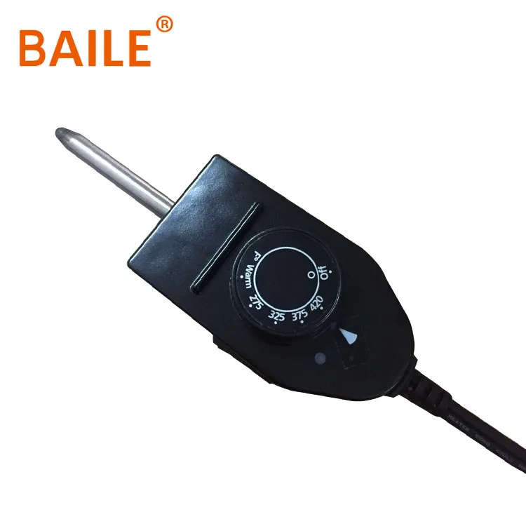 BAILE Adjustable Thermostat Cord Controller Only for Electric Smoker Grill Element