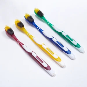 "Biodegradable & Disposable Luxury Adult Soft Bristled Plastic Toothbrush"