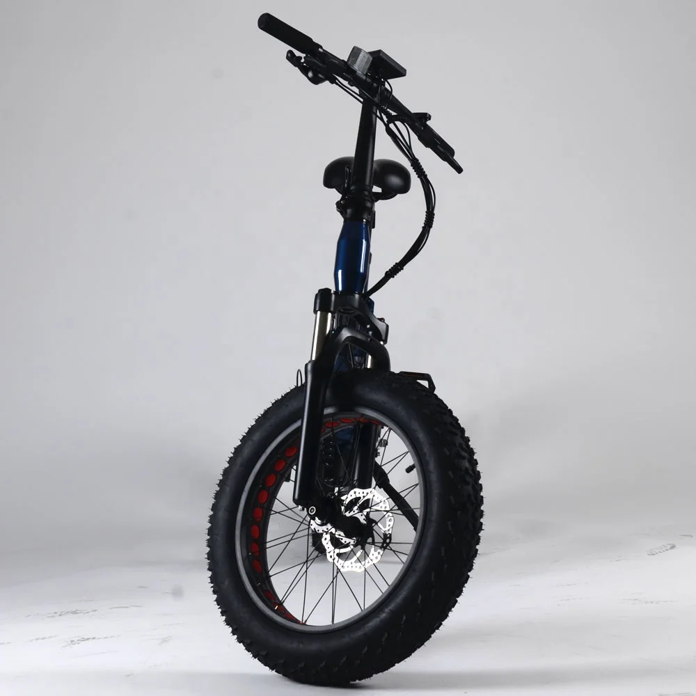 AWD Shimrno Kit Electric Fat Bike Powerful Brushless Motor 7 Speeds Aluminum Alloy Frame Folding Design Lithium Battery Power