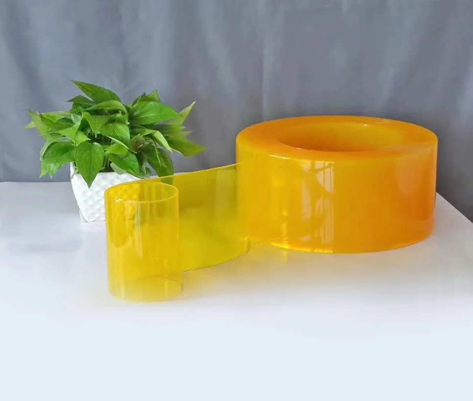 Wholesale PVC Strip Hanging Rails for air Curtain Custom PVC Strip Curtain Outdoor Clear Plastic PVC Vinyl Strip Curtain Rolls