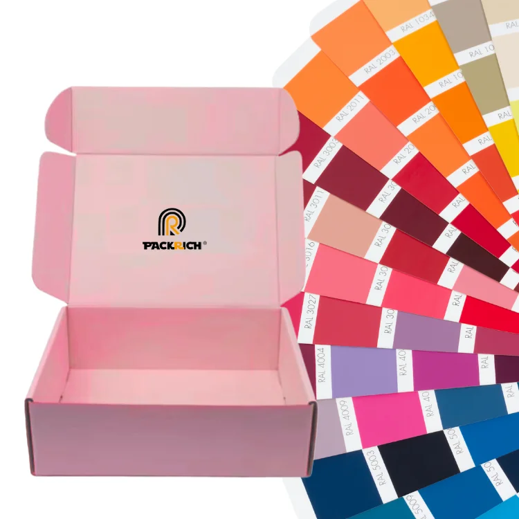Custom Color Kraft Mailer Box Logo Luxury Ecommerce Packaging Easy Folding Print Corrugated Packaging Mailers Manufactured Paper