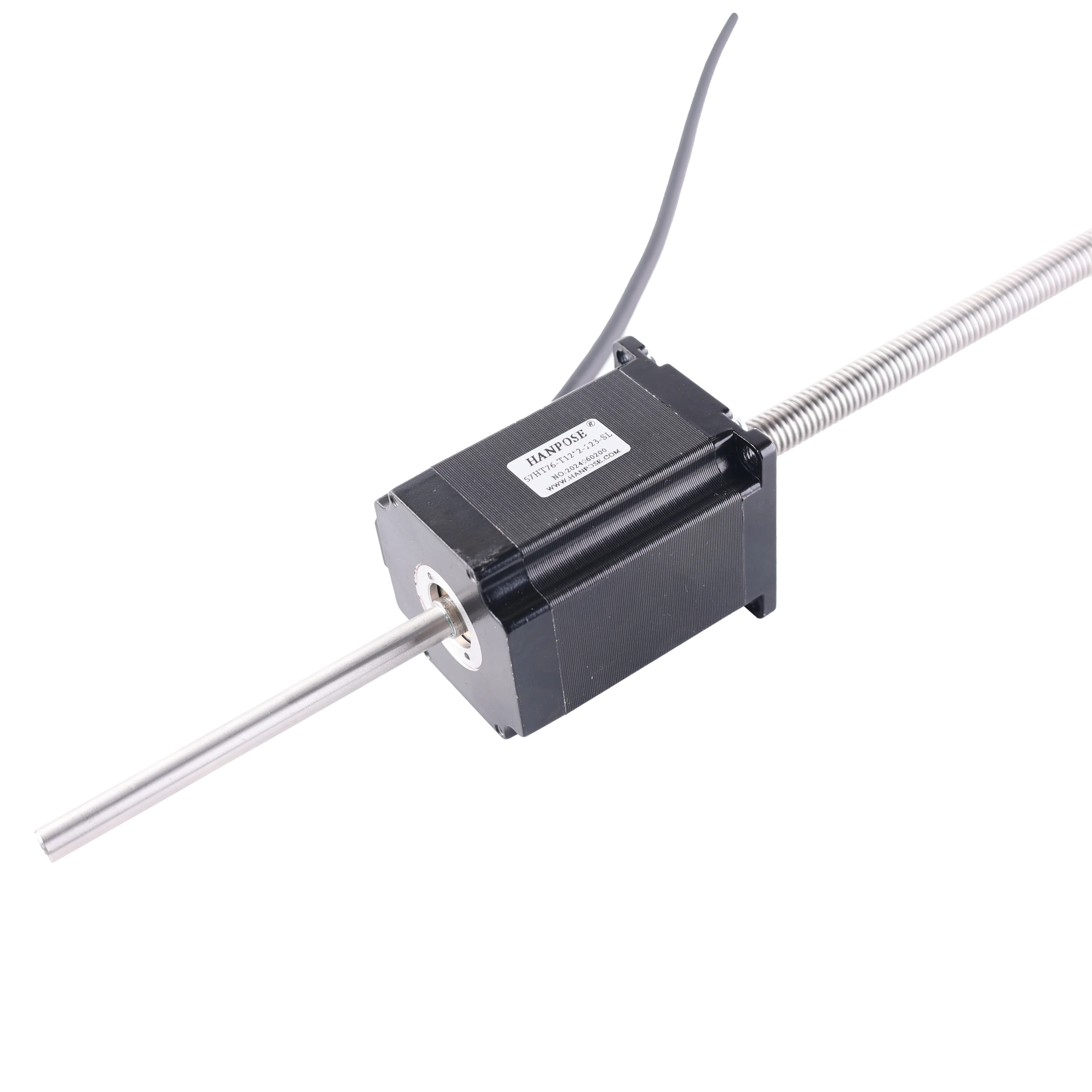 HANPOSE 2,8 A 1,8° 57 Osa Lichoběžníkový krokový motor 57HT76 57HT56-T12*2/4/8/10/12/16/20 100-500 mm Nema23 Šroubový motor