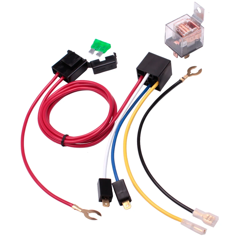 Farbin Air Horn Relay Wire Harness Kit 12v 80 Amp For Car Truck ...