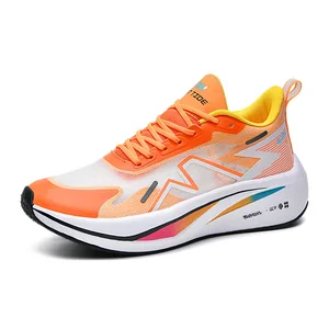 Summer Professional Soft Bottom Mesh Breathable Sports Shoes Thin Men's Racing Running Shoe