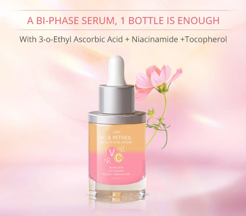 Private Label Natural Organic 20 Vitamin C Anti Aging Brightening Anti