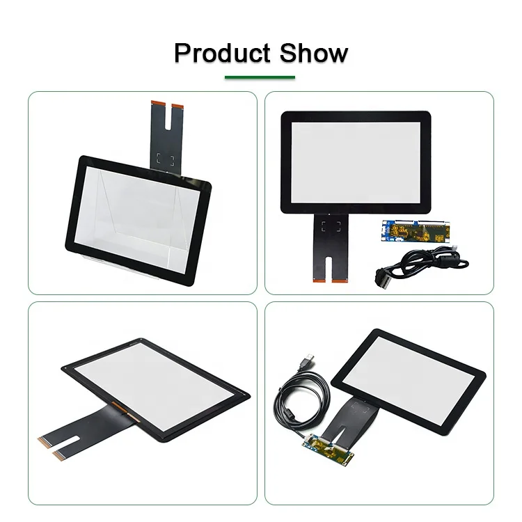 Custom 10.1 Inch Touchscreen CTP Waterproof Glove Stylus Touch Panel AG AR AF Glass Projected Capacitive Multi Touch Screen
