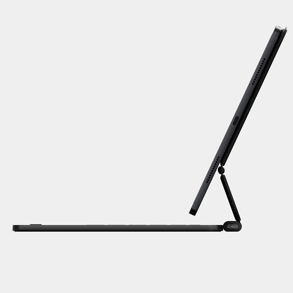 product laudtec 2nd gen 3 pin 14 key function row magic keyboard folio case customize language layout for ipad pro 13 air 11 pbk343-8