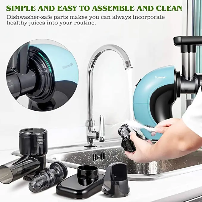 Sunmaki Orange Machine Juicer Slow Juicer Stainless Steel Slow Masticating Juicer