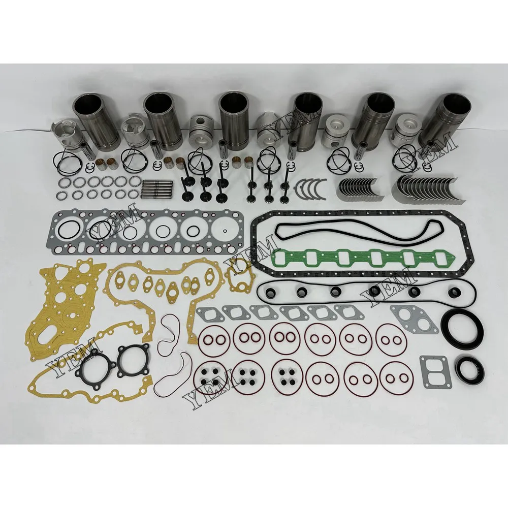 FD6 Repair Kit With Full Gasket Set Piston Rings Liner Bearing Valves for Nissan