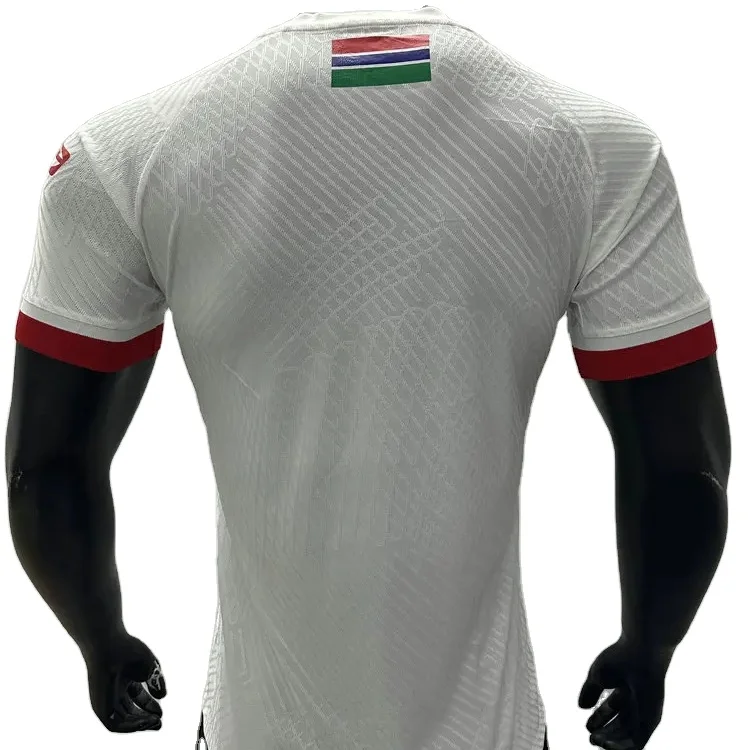 Africa Cup 2023 Gambia Away Home Jersey Fans Version Football Jersey ...