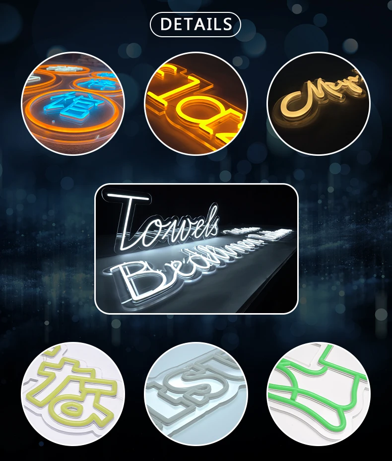 Outdoor Store Custom Made Led Neon Lights Custom Neon Sign Custom Logo