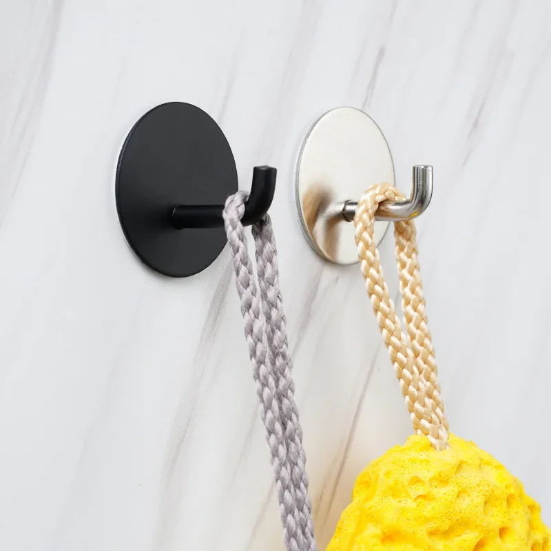 304 Hanging Coat Hook Single Hook Bathroom Towel Clothes Stainless Steel hanging coat and hat metal novelty hookss supplier