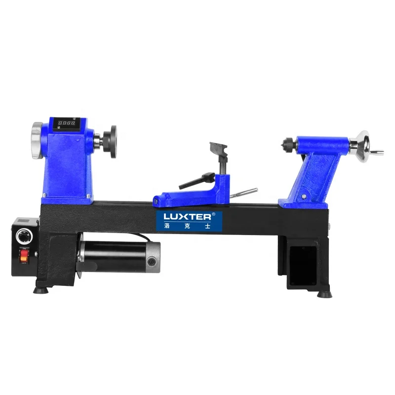 LUXTER 900W Mini Wood Automatic Mini Turning  Lathe Machine