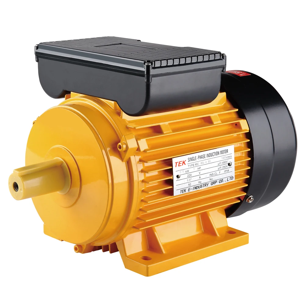 MC801-2 0.37kw 2-pole 3000rpm Aluminium Housing 1-Phase Capacitor Start Asynchronous Induction MC Motor