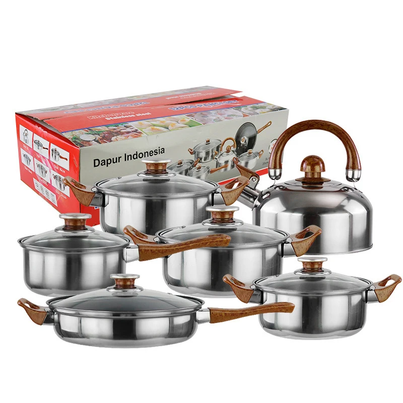 pots and pans cooking set