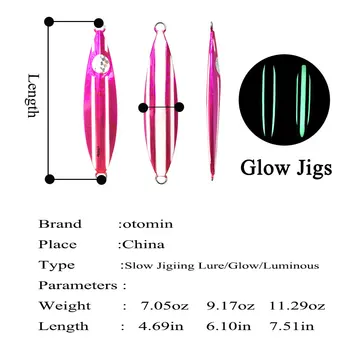 Lead Iron Plate Artificial Hard Bait Lure for Mackerel Fast-Sinking Night-Glow Laser Bionic Design Without Hooks – Hard Lure – view 4