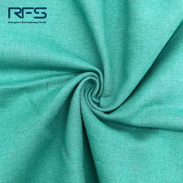 Environmentally Friendly Linen Fabric Breathable And Soft 70 Cotton 30