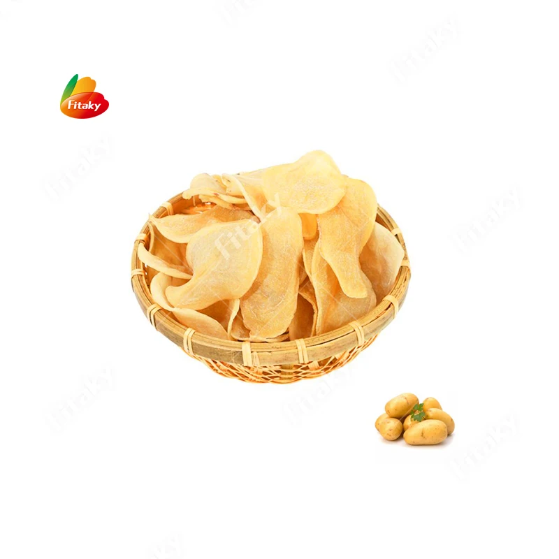 Здоровые натуральные овощи картофель сушеные картофельные чипсы хлопья